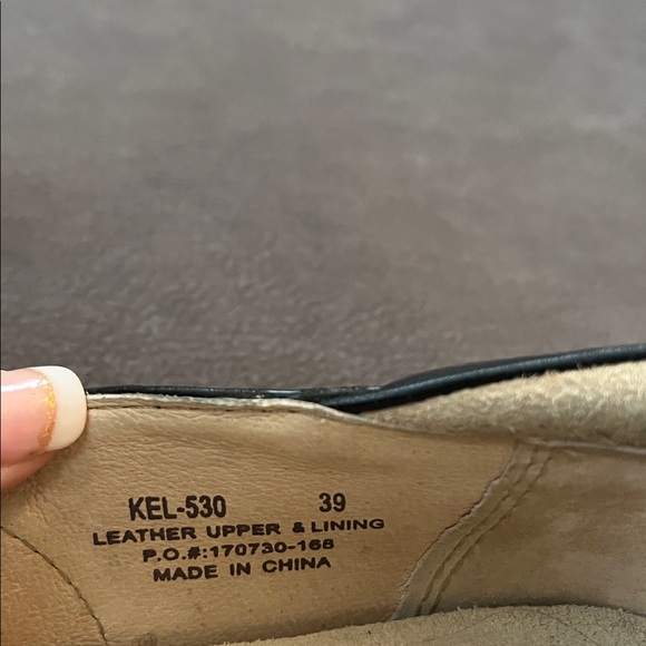 Alegria PG Lite Kel-530 Black Dazzler Pro Slip On Comfort Leather Shoe Sz 39|8 - Picture 4 of 5